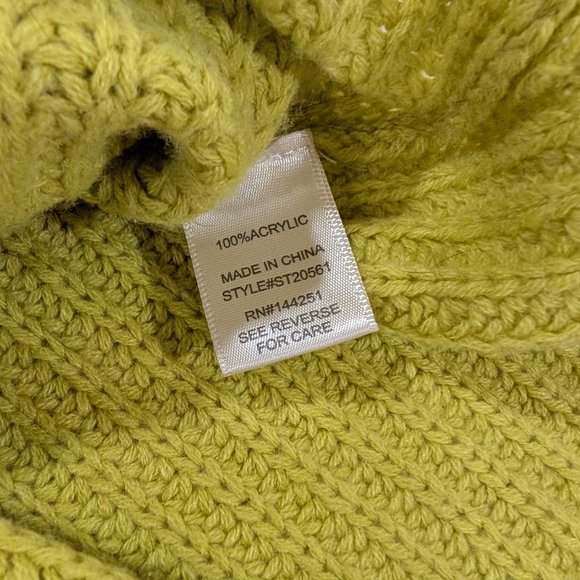 Trendy Colorblock Sweater - Cream, Purple, Yellow Crop Women's Large - Picture 5 of 11